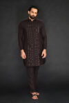PATHANI WITH TEXTURING ON FRONT PANEL AND PANT
