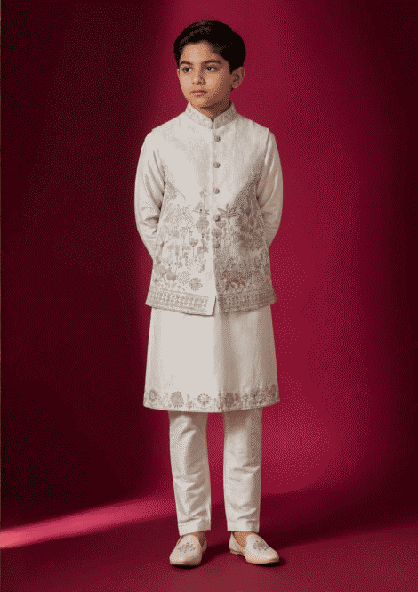 Bundi with Kurta and Pants