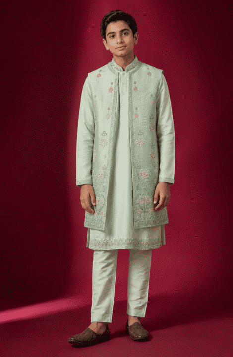 Bundi with Kurta and Pants
