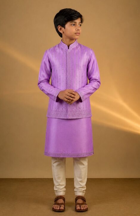 Bundi with Kurta and Pants