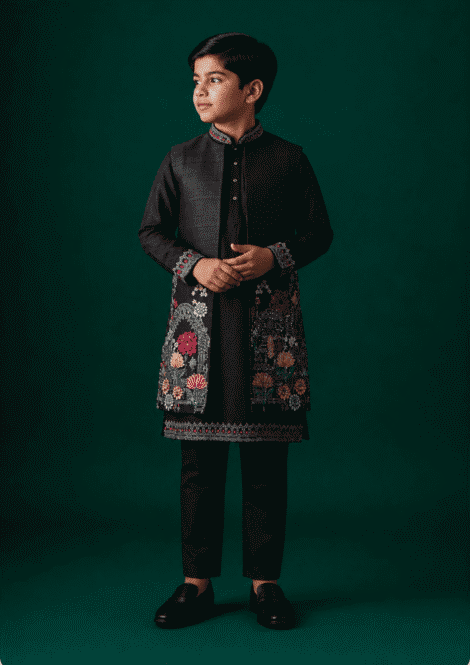 Bundi with Kurta and Pants