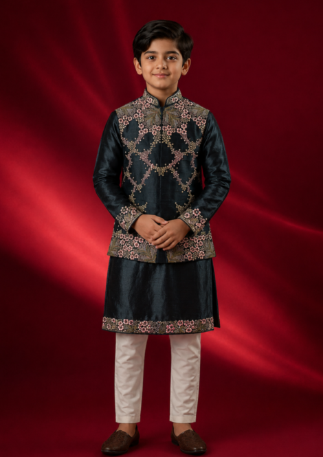 Bundi with Kurta and Pants