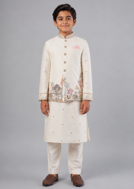 Bundi with Kurta and Pants