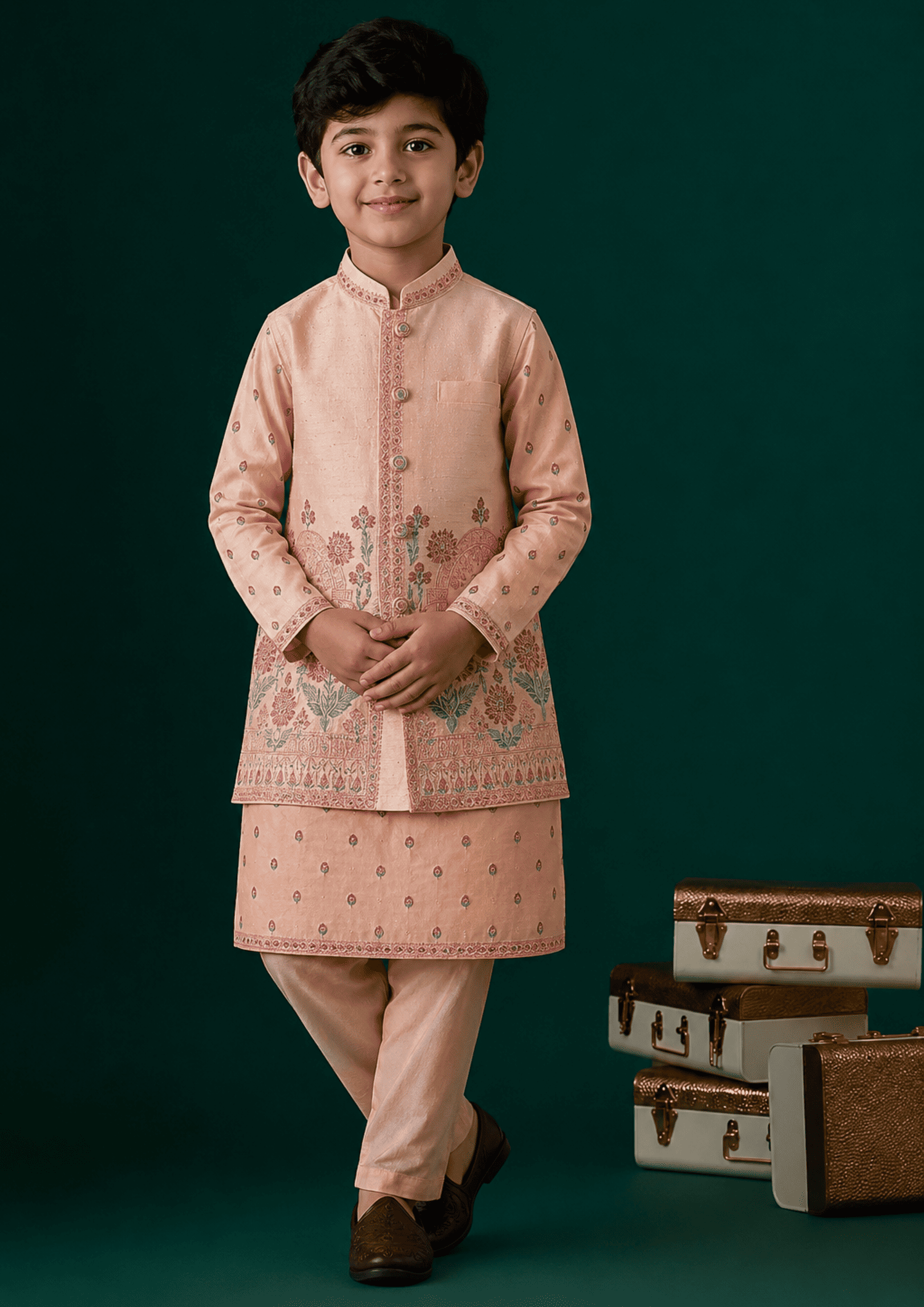 Bundi with Kurta and Pants