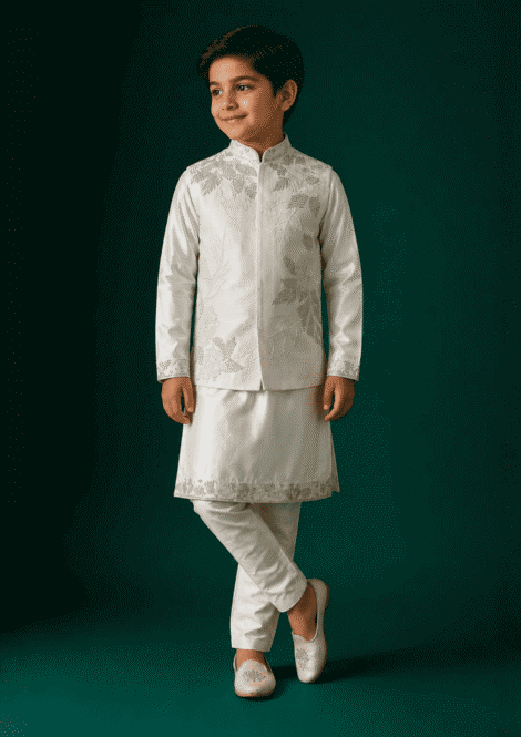 Bundi with Kurta and Pants