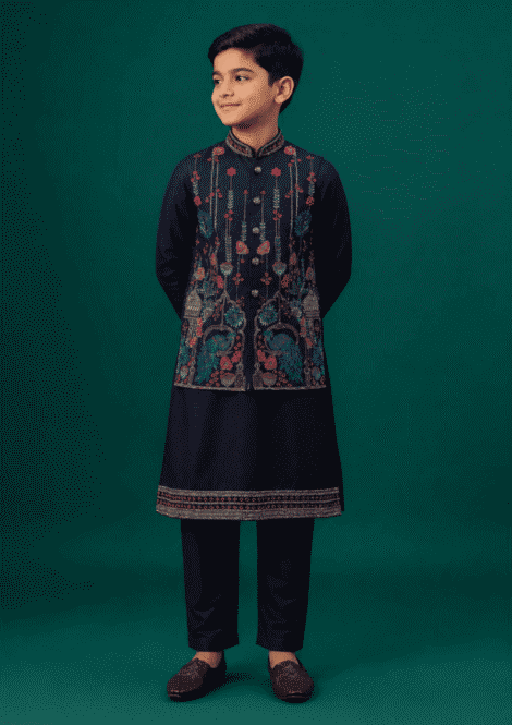 Bundi with Kurta and Pants