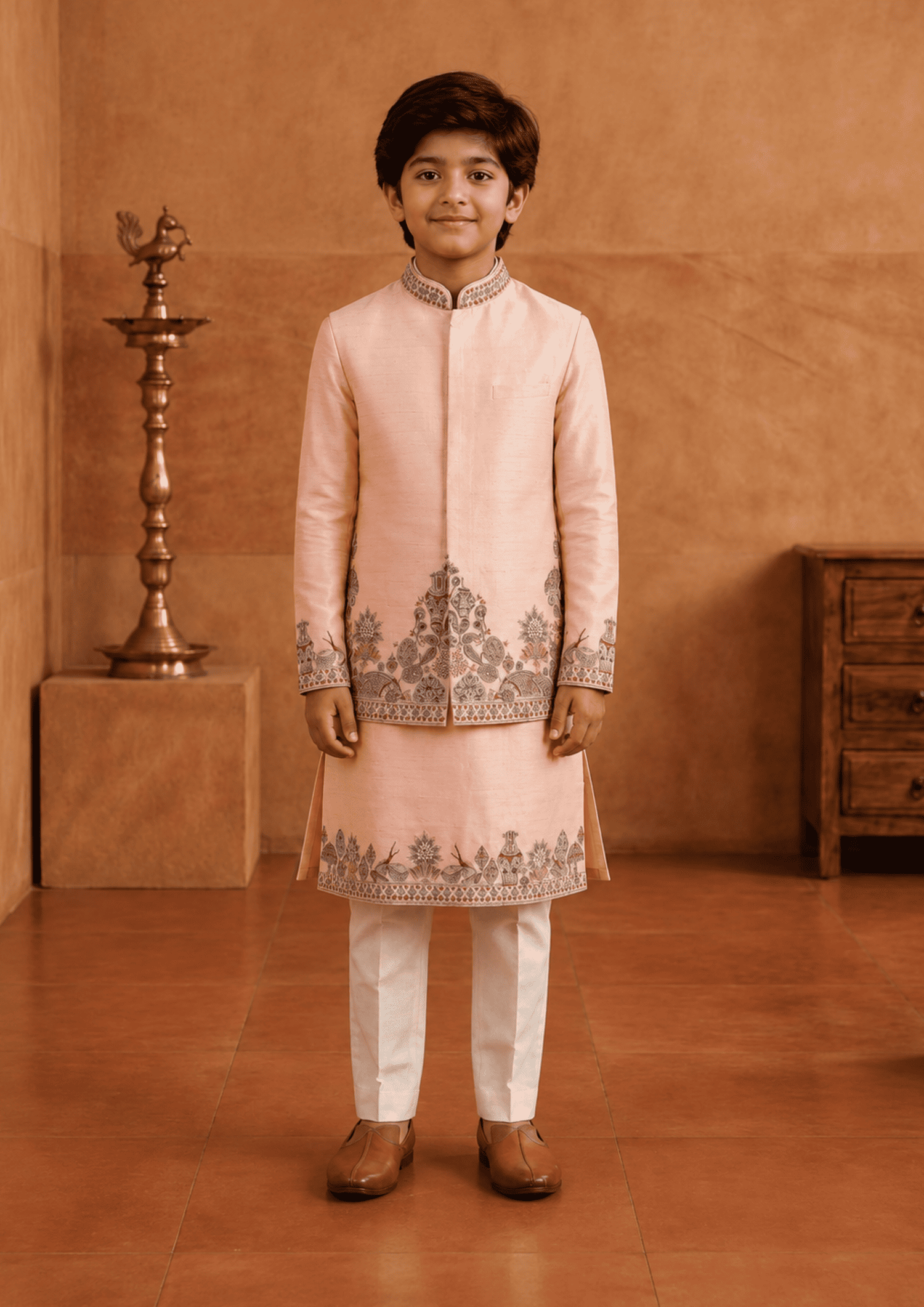 Bundi with Kurta and Pants